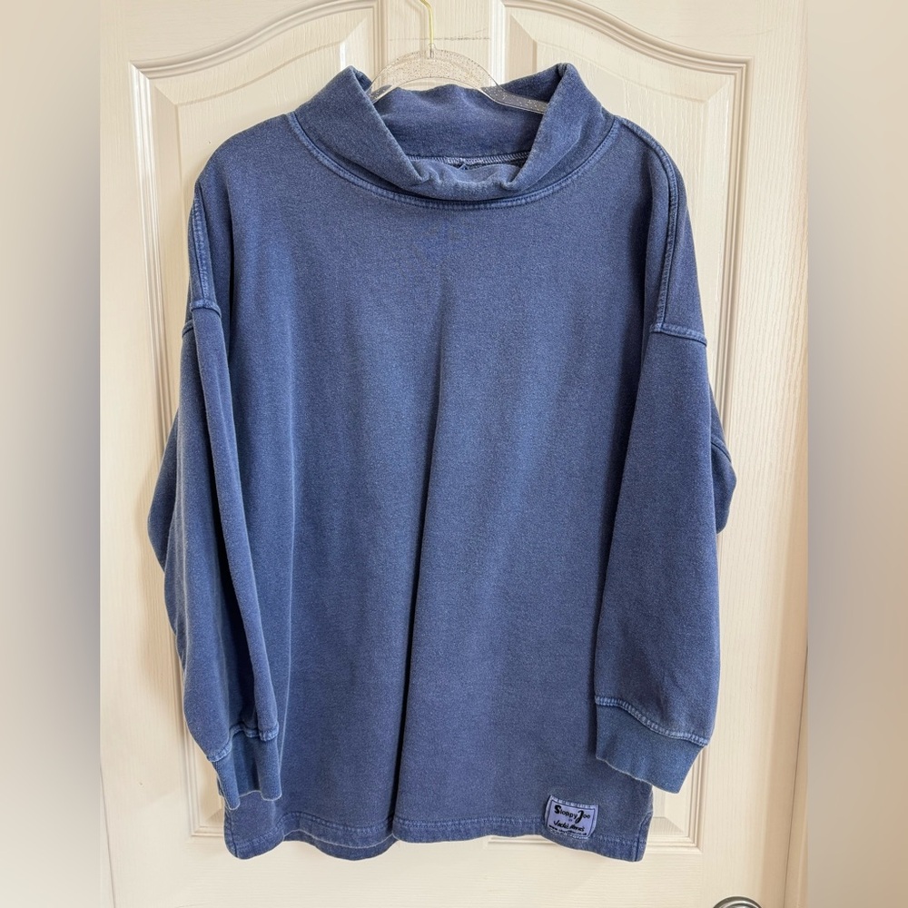 Sloppy Joe UK high collar tunic sweater